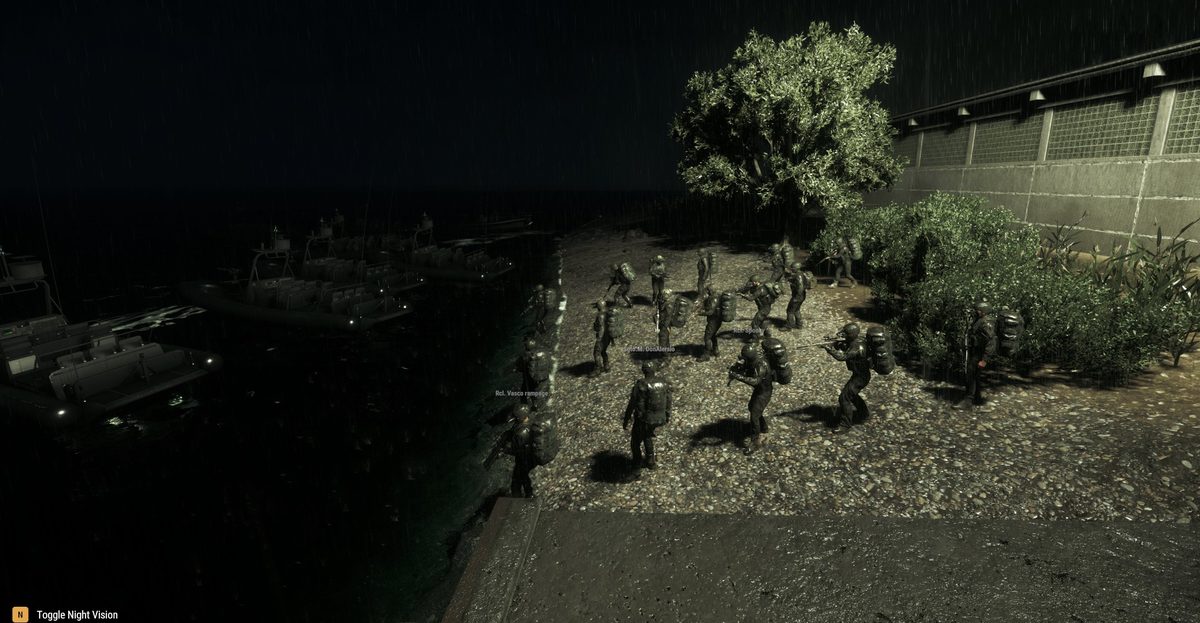 Asalto nocturno desde el mar